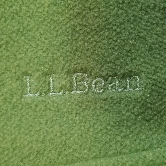 L.L. Bean Lime Green Polartec Recycled Full-Zip Fleece Vest - Picture 7 of 16
